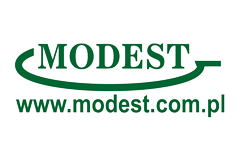 MODEST Logo MODEST Sprzęt do tenisa stołowego